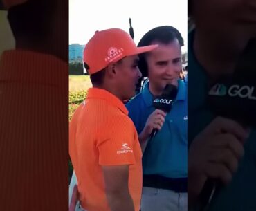Rickie Fowler and Jordan Spieth high five funny #shorts