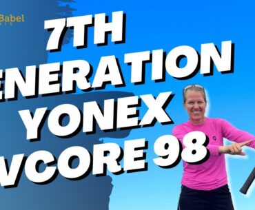 Play testing the NEW Yonex VCore 98 (7th generation) - tennis racket review