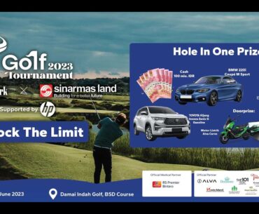 Golf Tournament 2023 Tribun Network x Sinarmas Land supported By HP Indonesia “Unlock The Limit”