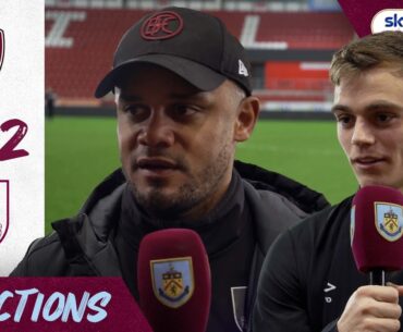 Kompany & Twine Assess Rotherham Draw | REACTIONS | Rotherham 2 - 2 Burnley