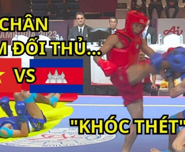 SEA Games 32 | Võ sĩ Việt "lỡ chân" làm Campuchia "khóc thét" !!!