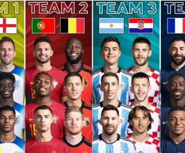 Brazil England 🆚 Argentina Croatia 🆚 Portugal Belgium 🆚 France Morocco 🔥 Ultimate Trio Comparison 💪
