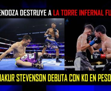 ¡Sorpresa y KO del año! Mendoza noquea a la Torre Infernal y Shakur se divirtió con Yoshino