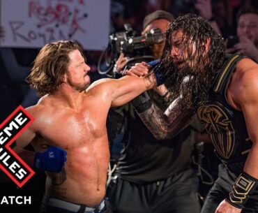 FULL MATCH — Roman Reigns vs. AJ Styles — WWE Title Extreme Rules Match: WWE Extreme Rules 2016