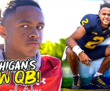 "I LET THE TEAM DOWN!" NEW Michigan QB Commit Jadyn Davis BATTLES With Rival School 🔥