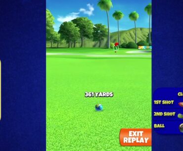 Master, QR Hole 1 - Par 4, EAGLE - Santa Ventura 9-hole cup, *Golf Clash Guide*