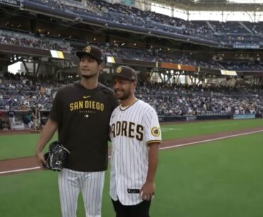 From the Greens to the Mound | Throwing the First Pitch for the San Diego Padres