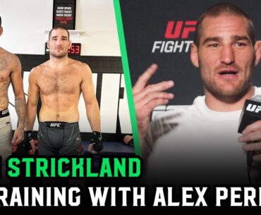Sean Strickland on sparring Alex Pereira: "I won most rounds but then he hits me with one punch.."