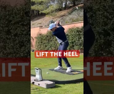 Lift The Heel For A More Powerful Golf Swing!