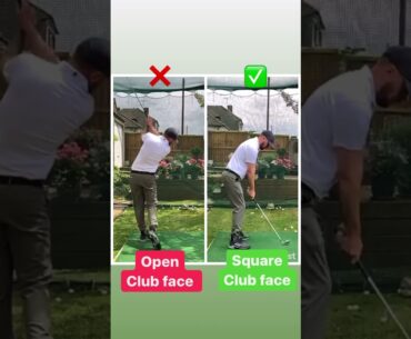 This One Thing Makes The Golf Swing So Much Easier (Open vs Square Face Visual)