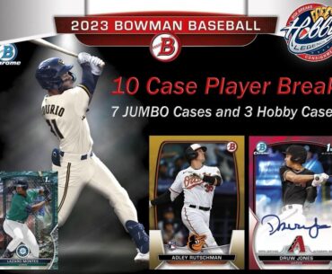 CASE #7 of 10 (JUMBO) - 2023 Bowman 10 Case (7 Jumbo+3 Hobby) Player Break eBay 06/27/23