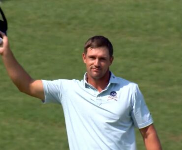 Bryson DeChambeau eagles the final hole to take LIV Golf lead in Spain