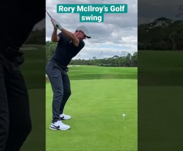 Rory Mcilroy powerful driver swing #rorymcilroy #golfswing #shorts