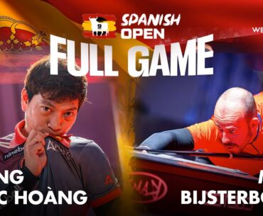 Full trận | Dương Quốc Hoàng vs Marc Bijsterbosch | Giải Billiards Spainish Open 2023