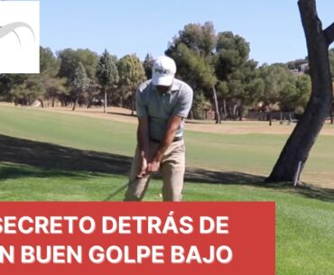 El secreto detrás de un buen golpe bajo: Técnicas para tirar la bola baja en golf -Clases de GOLF