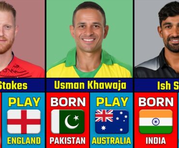 Cricket Players Who didn't Play for their Country of Birth