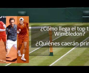 ¿Cómo llega el top ten a Wimbledon?