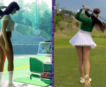 Unbelievable Golf Trick Shots by Kim Eun Sunn - You Won't Believe Your Eyes! 김은선
