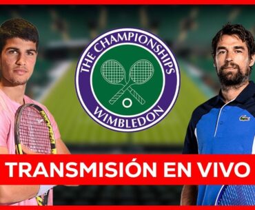 🔴CARLOS ALCARAZ VS JEREMY CHARDY EN VIVO - WIMBLEDON POR SECTA DEPORTIVA