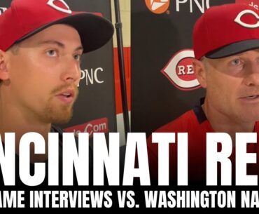 Luke Weaver & David Bell React to Reds vs. Nationals Win, Joey Votto's Comeback, Reds Rotation