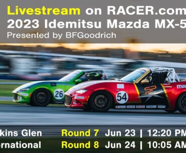 Mazda MX-5 Cup 2023 | Round 7 - Watkins Glen International | Livestream