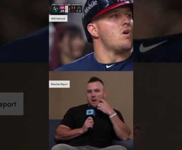 Mike Trout recalls his EPIC at-bat in the World Baseball Classic vs. Shohei Ohtani #shorts