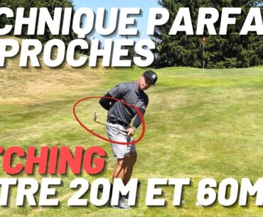 La technique pour les approches entre 20 et 60m, le pitching au golf.