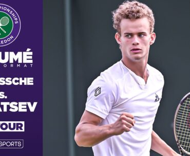 Résumé - Wimbledon : Luca Van Assche VS Aslan Karatsev