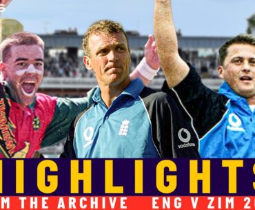 Stewart & Gough Star for Eng & It's Flower Power for Zim! | Classic ODI | England v Zimbabwe 2000
