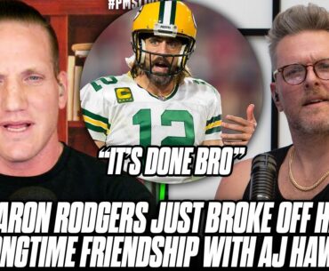 Aaron Rodgers & AJ Hawk Are No Longer Friends?! | Pat McAfee Reacts