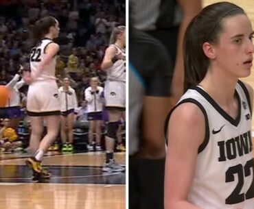 Caitlin Clark assessed a tech for tossing the ball | ESPN College Basketball