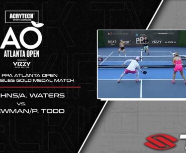 2023 PPA Atlanta Open Gold Medal Match Mixed Doubles - A. Waters/B. Johns vs. P. Todd/R. Newman