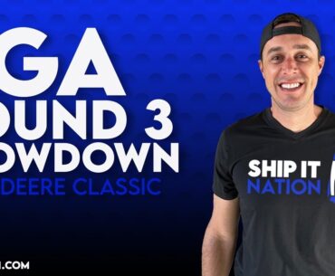 PGA Round 3 Showdown | July 7, 2023 | DraftKings DFS Picks, Plays and Process