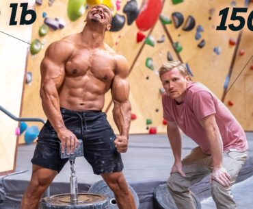 Powerlifter  VS  Rock Climber  -  Who has stronger grip?