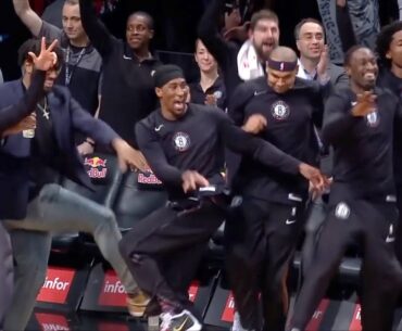 Bench reactions but they get increasingly more HYPE