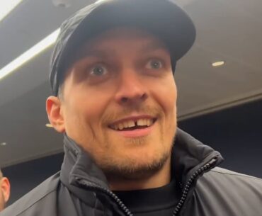 “I’M VERY FEEL” Oleksandr Usyk REACTS To Tyson Fury FACE OFF