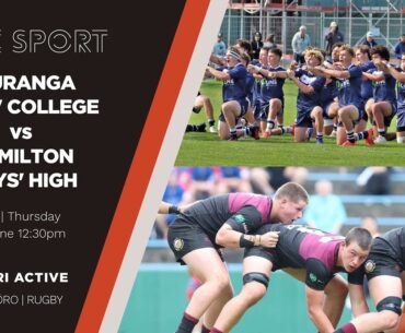 2023 Super 8 Rugby | Tauranga Boys' College v Hamilton Boys' High