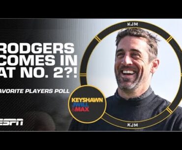 Aaron Rodgers is the No. 2 FAVORITE player in the NFL?! 🤯 | KJM