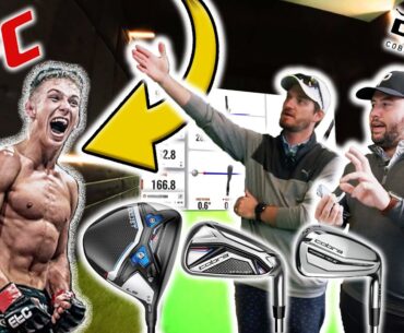 Professional Golf Club Fitting For A UFC Fighter?! (Cameron Saaiman)