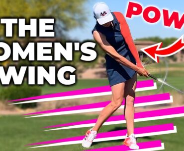 The WOMEN'S Golf Swing Made Powerful And EASY! (Giulia Sergas LPGA)