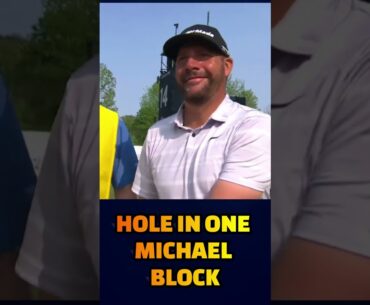 Amazing HOLE-IN-ONE by PGA Tour Professional Michael Block