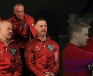 Team Canada's Team Gushue Junior Photos Reactions