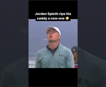 Jordan Spieth gets MAD at his caddy #golf #shorts