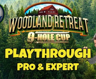 PRO & EXPERT Playthrough, Hole 1-9 - Woodland Retreat 9-Hole Cup! *Golf Clash Guide*