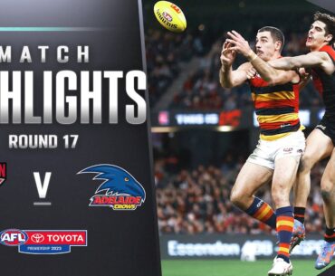 Essendon v Adelaide Crows Highlights | Round 17, 2023 | AFL