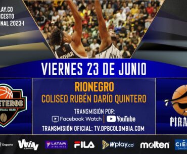 LIVE: #PlayoffsWplay.co | Cafeteros de Armenia VS Piratas de Bogotá 2023 - 6 - 23