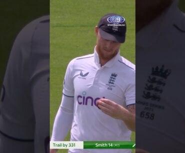 Stokes puts the ball up... the back of his shirt? 🧐🤨 #TheAshes #9WWOS #Cricket #shorts #ENGvAUS