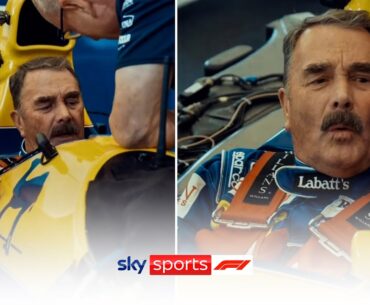 The moment Nigel Mansell was reunited with his iconic Williams ♥