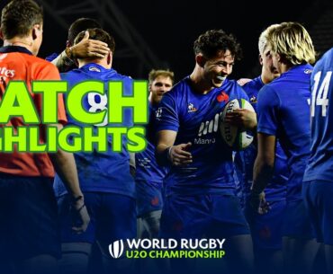 French land FINAL spot! | France v England Highlights | World Rugby U20s Championship