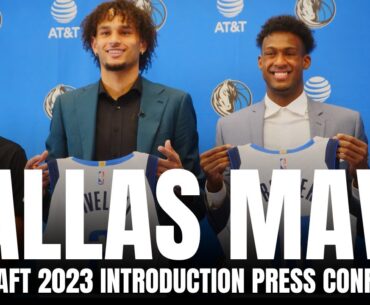 Dereck Lively II & Olivier-Maxence Prosper React to Being Drafted by Dallas Mavericks | Full Presser